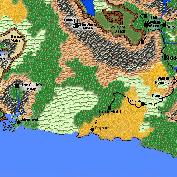 map: Present Day
