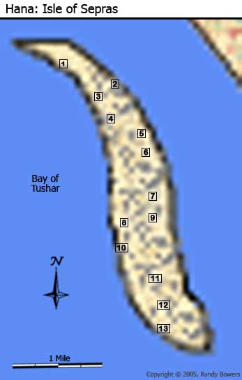 map: Hana, Isle of Sepras